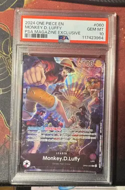 Monkey D. Luffy & Boa Hancock PSA Magazine Exclusive - PSA 10 Sequential Set! - Image 4