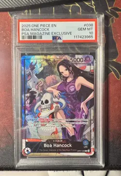 Monkey D. Luffy & Boa Hancock PSA Magazine Exclusive - PSA 10 Sequential Set! - Image 5