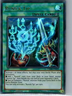 Runick Tip TAMA-EN029 Tactical Masters - Yu Gi Oh Card - NM - Image 1