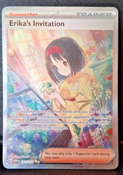 Erika's Invitation - 203/165 SIR - SV: Scarlet & Violet 151 (MEW) Pokemon Card - Image 1