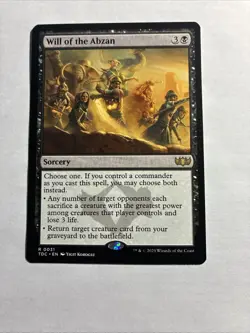 Will of the Abzan - Commander: Tarkir: Dragonstorm MTG Plus Bonus Card!!! - Image 1
