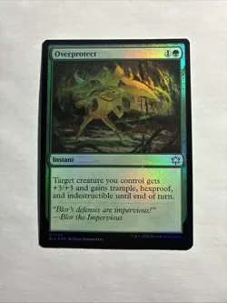 Overprotect - Bloomburrow Foil MTG Plus Bonus Card!!! - Image 1