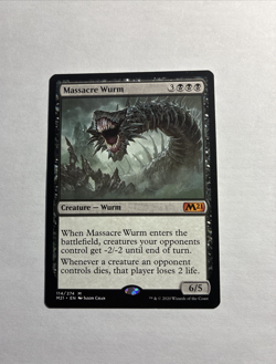Massacre Wurm - Core Set 2021 MTG Plus Bonus Card!!! - Image 1