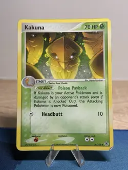 Kakuna 36/112 EX FireRed & LeafGreen Reverse Holo Foil Stamped Pokemon Card MP - Image 1