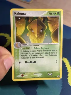 Kakuna 36/112 EX FireRed & LeafGreen Reverse Holo Foil Stamped Pokemon Card MP - Image 3