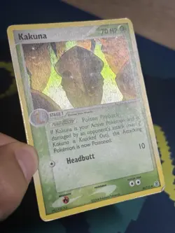 Kakuna 36/112 EX FireRed & LeafGreen Reverse Holo Foil Stamped Pokemon Card MP - Image 4