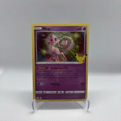 Pokemon Mew Holo Rare TCG Card 11/25 Celebrations 25th Anniversary Edition - Image 1