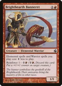 Brighthearth Banneret Morningtide NM Red Common MAGIC GATHERING CARD ABUGames - Image 1