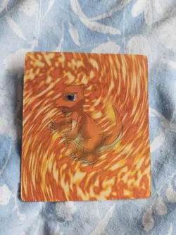 CHARMANDER/CHARMELEON 3D POKEMON KELLOGGS CARD 2000 - Image 1