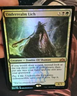 Underrealm Lich Foil - Guilds of Ravnica Magic The Gathering - Image 2