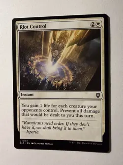 Riot Control #151 | Near Mint | BLC Bloomburrow Commander Magic MTG - Image 1