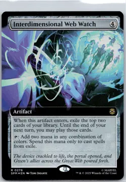 Interdimensional Web Watch (Extended Art) Foil Marvel's Spider-Man #278 NM - Image 1