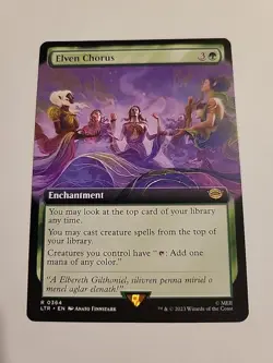 Elven Chorus Borderless - Lord of the Rings MTG #364 Near Mint - Image 1