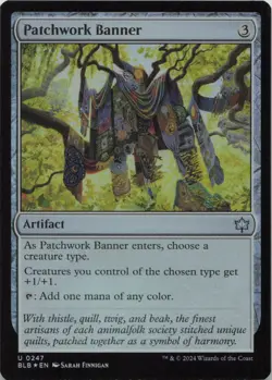Patchwork Banner - FOIL - U Bloomburrow 247 - MTG - Image 1