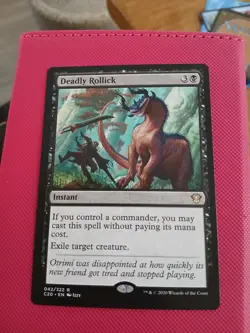 MTG Magic the Gathering Deadly Rollick (42/355) Commander 2020 LP - Image 1