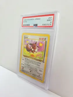 Pokemon Eevee 51/64 1999 Jungle Non Holo PSA 9 Mint - Image 2