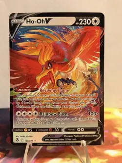 Pokemon TCG SWSH12: Silver Tempest #140/195 Ho-Oh V - Image 1