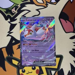 2024 Pokemon Surging Sparks LATIAS EX 076/191 Double Rare - Image 1