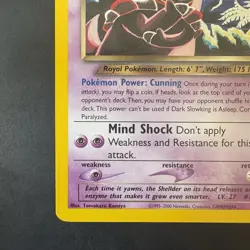 Pokemon Vintage Non-holo Rare Dark Slowking Neo Destiny 20/105 WotC - Image 5
