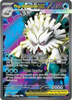 Pokemon Mega Abomasnow ex - 157/132 - Ultra Rare NM-Mint Mega Evolution Base Set - Image 1