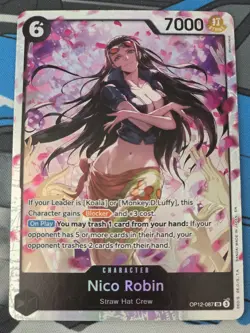 Nico Robin SR FOIL - Legacy of the Master OP12 One Piece - Image 1