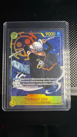 Trafalgar Law OP10-119 Alt SEC Parallel Royal Blood One Piece Card English NM - Image 1