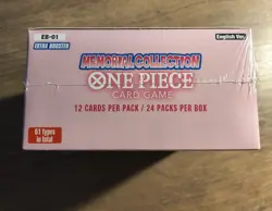 One Piece Card Game - EB-01 - Memorial Collection - Booster Box With acrylic - Image 3