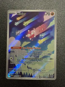 Pokemon TCG Minior 201/182 Paradox Rift Illustration Rare Card - Image 2