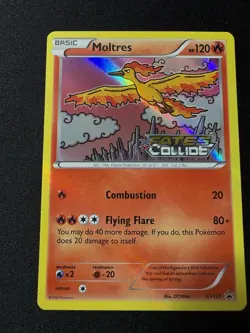 Pokemon TCG Card Moltres XY127 Fates Collide Stamped Promo Holo -NM - Image 1