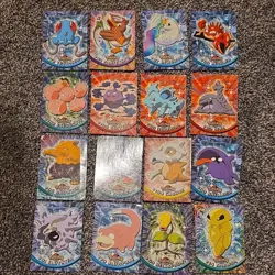 Pokemon Topps Series 1 Holo Cards Lot of 15 1999 Tentacool Farfetch'd Kingler - Image 1