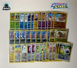 (LOT OF 37) Reverse Holo Cards Pokemon TCG: Brilliant Stars NM-LP SHIPPED TODAY - Image 1