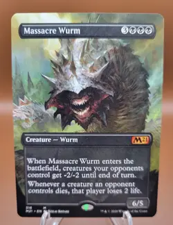 ALTERNATE Massacre Wurm x1 MTG M21 Core 2021 Magic Near Mint NM English - Image 1