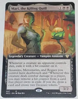 Mari, the Killing Quill Extended art Streets Of New Capenna MTG NEW UNPLAYED - Image 1