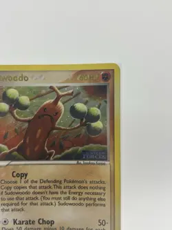 Pokemon Reverse Foil Card : Sudowoodo 15/115 (Ex Unseen Forces) stamped - Image 2