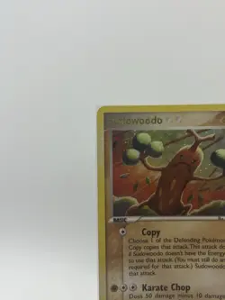 Pokemon Reverse Foil Card : Sudowoodo 15/115 (Ex Unseen Forces) stamped - Image 3
