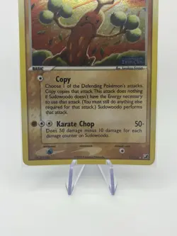 Pokemon Reverse Foil Card : Sudowoodo 15/115 (Ex Unseen Forces) stamped - Image 4