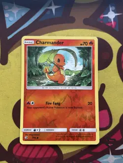 Pokemon Charmander 1/70 - Reverse Holo - Excellent - SM Dragon Majesty - Image 1