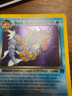 Pokemon [B+] Dark Gyarados Holo 1st Edition - Team Rocket 8/82 - Image 3