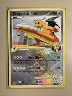 Dragonite FB Supreme Victors Crosshatch Holo 56/147 Pokemon League Promo - Image 1