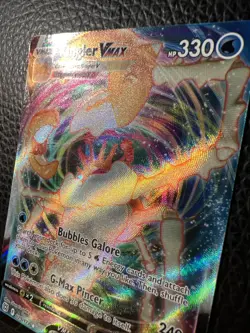 Kingler Vmax 029/172 Ultra Rare Full Art Pokemon Brillant Stars PACK FRESH NM * - Image 2
