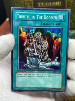 Yugioh Asian English -Tribute to the Doomed Metal Raiders 1st Edition MRD-057 - Image 2