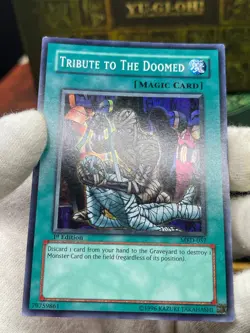 Yugioh Asian English -Tribute to the Doomed Metal Raiders 1st Edition MRD-057 - Image 3