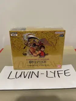 Bandai One Piece TCG: Kingdoms of Intrigue Booster Box (OP-04)- SEALED - Image 1
