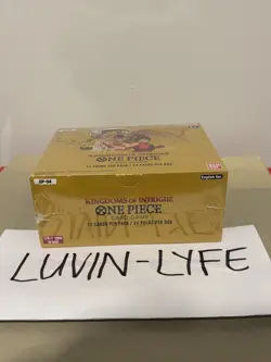 Bandai One Piece TCG: Kingdoms of Intrigue Booster Box (OP-04)- SEALED - Image 3