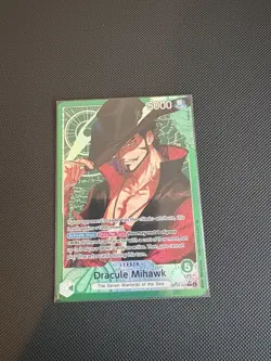 One Piece TCG Dracule Mihawk OP14-020 Leader Alt Art - Near Mint - Image 2