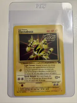 Pokemon TCG Electabuzz Movie Promo 02/53 Black Star Promo 1999 Card WOTC - Image 1