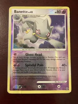 Banette 23/132 Secret Wonders Reverse Holo Pokemon TCG Card - Image 1