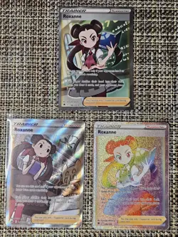 Pokemon Roxanne GG66/GG70, 188/189, & 206/189 3-Card Lot English NN/M - Image 1