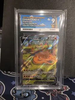 Charizard V SWSH260 ACE 9 Black Star Promo Ultra Premium Collection Pokemon Card - Image 1