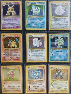 Complete Pokemon Card Base Set 102/102 WOTC 1999 Charizard, Blastoise, Venusaur - Image 1